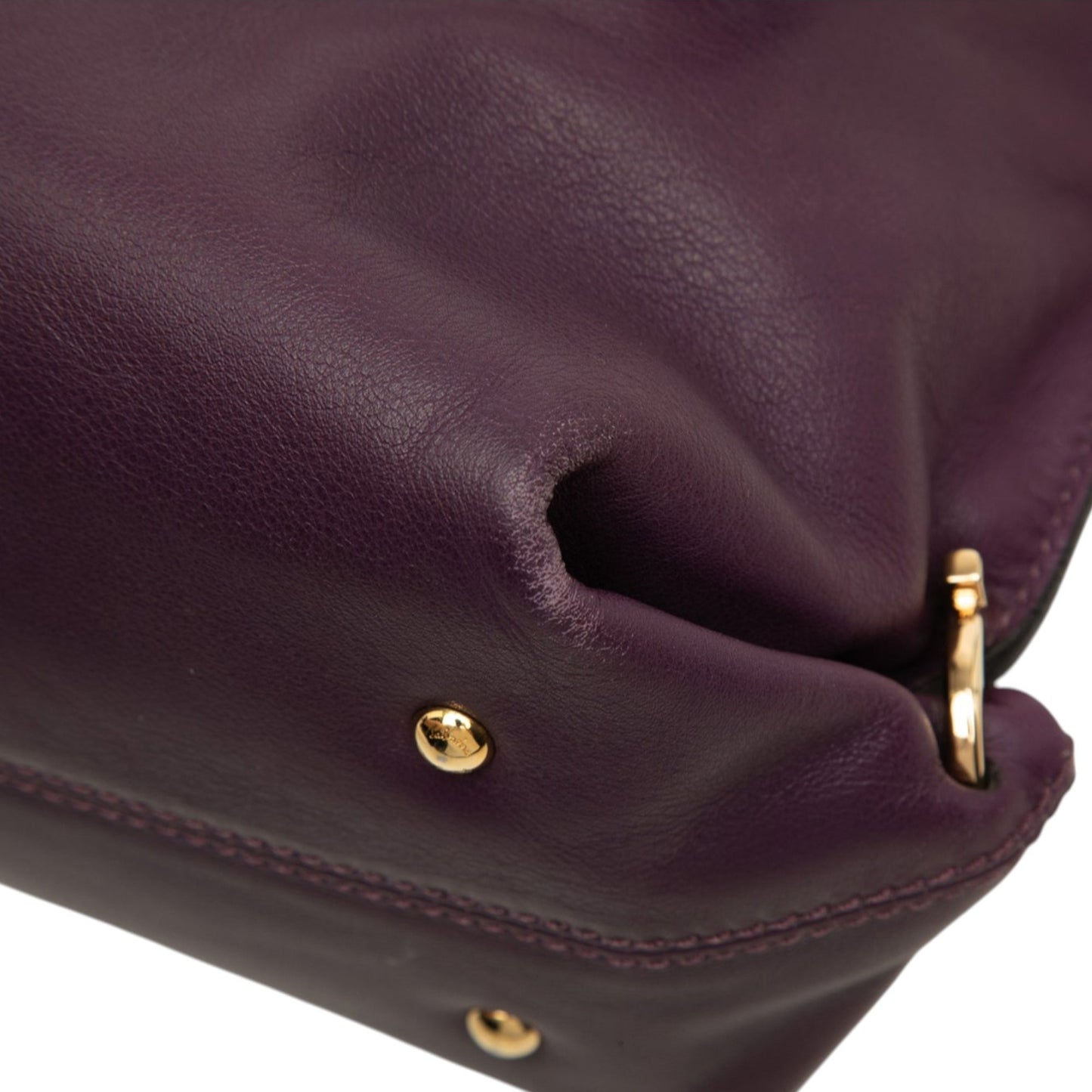 Ferragamo Small Leather Gancini Sofia Satchel