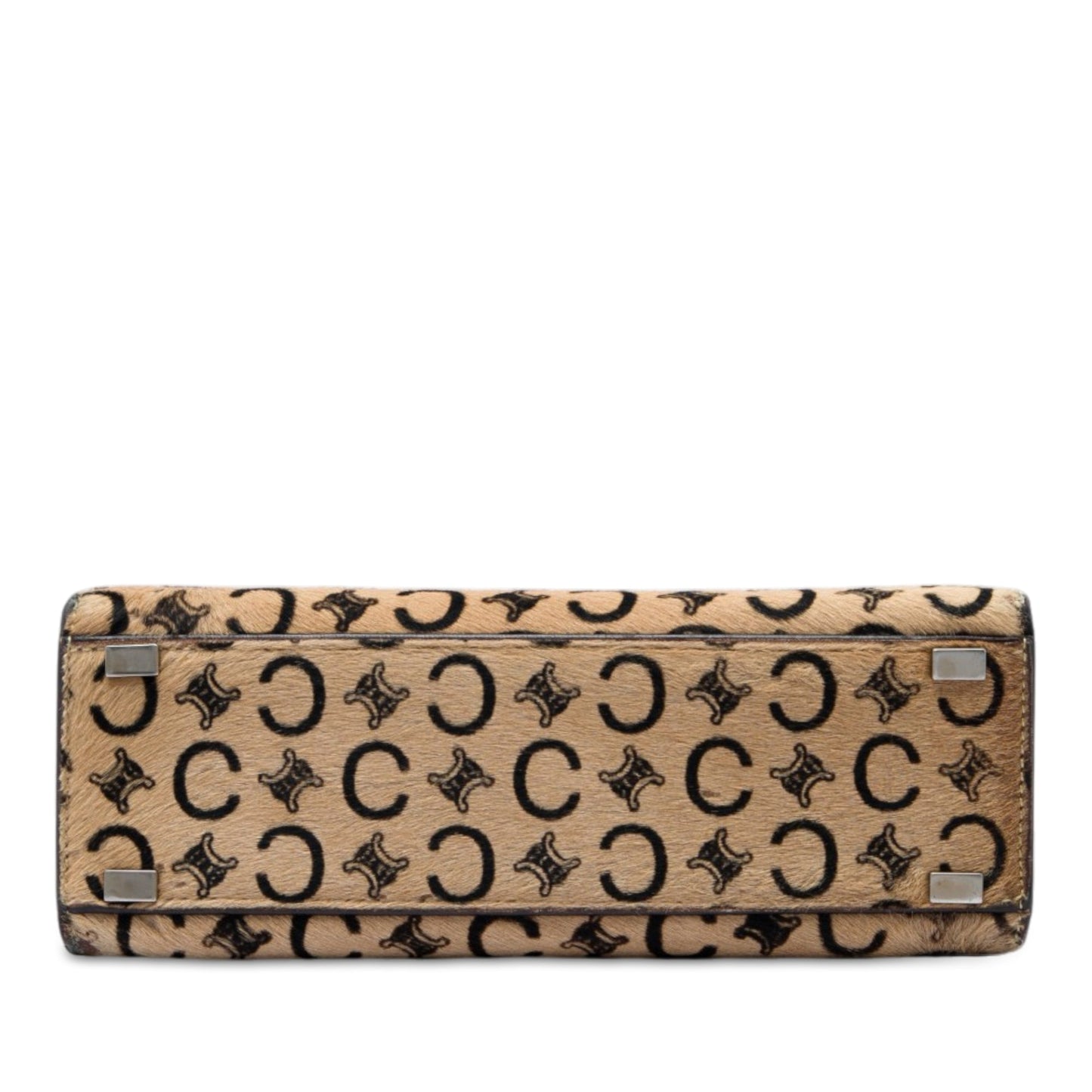 Celine C Macadam Pony Hair Top Handle Bag
