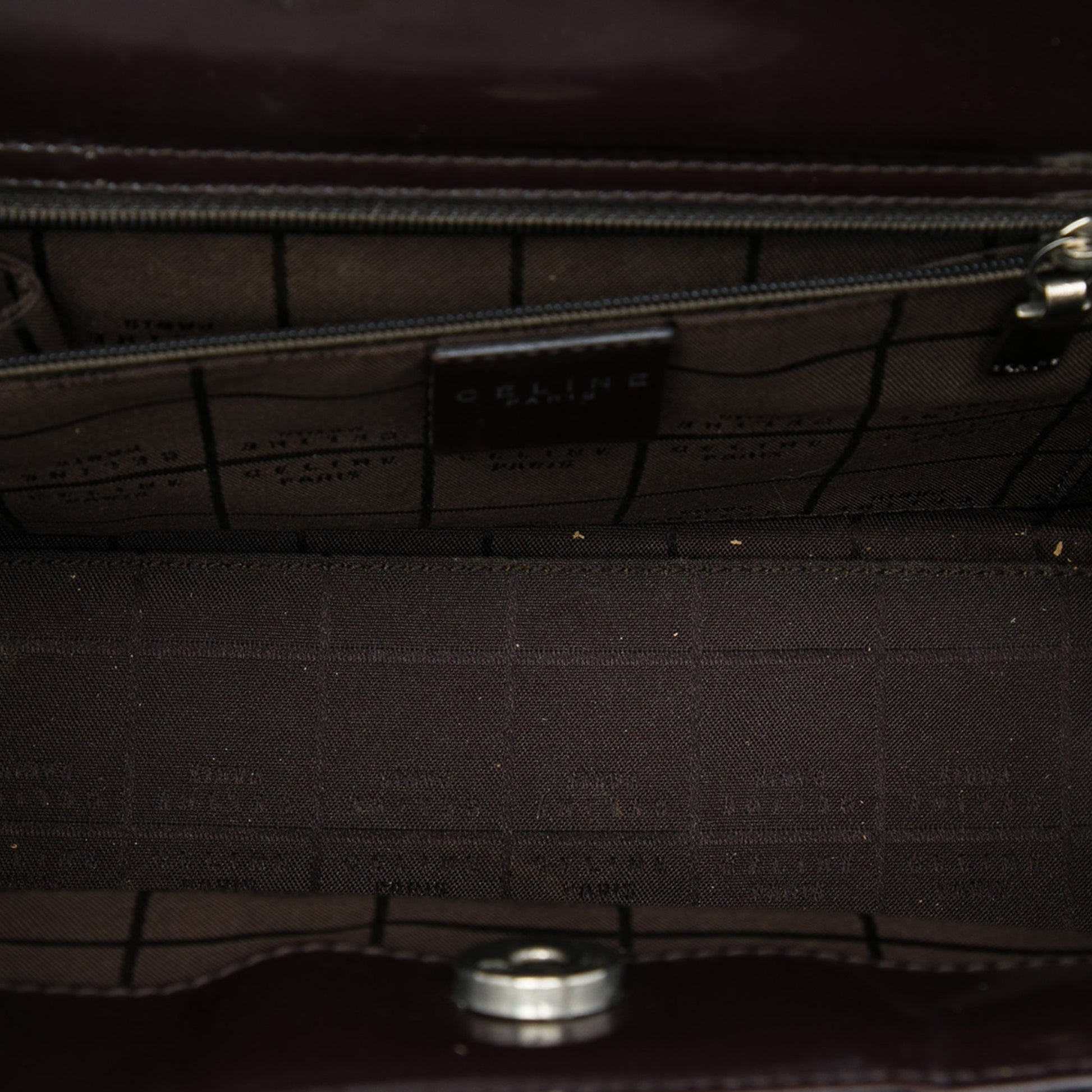 Celine C Macadam Pony Hair Top Handle Bag