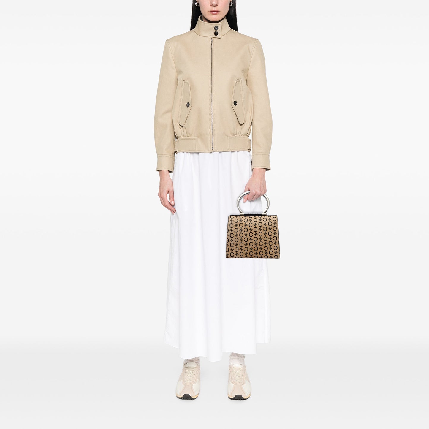 Celine C Macadam Pony Hair Top Handle Bag