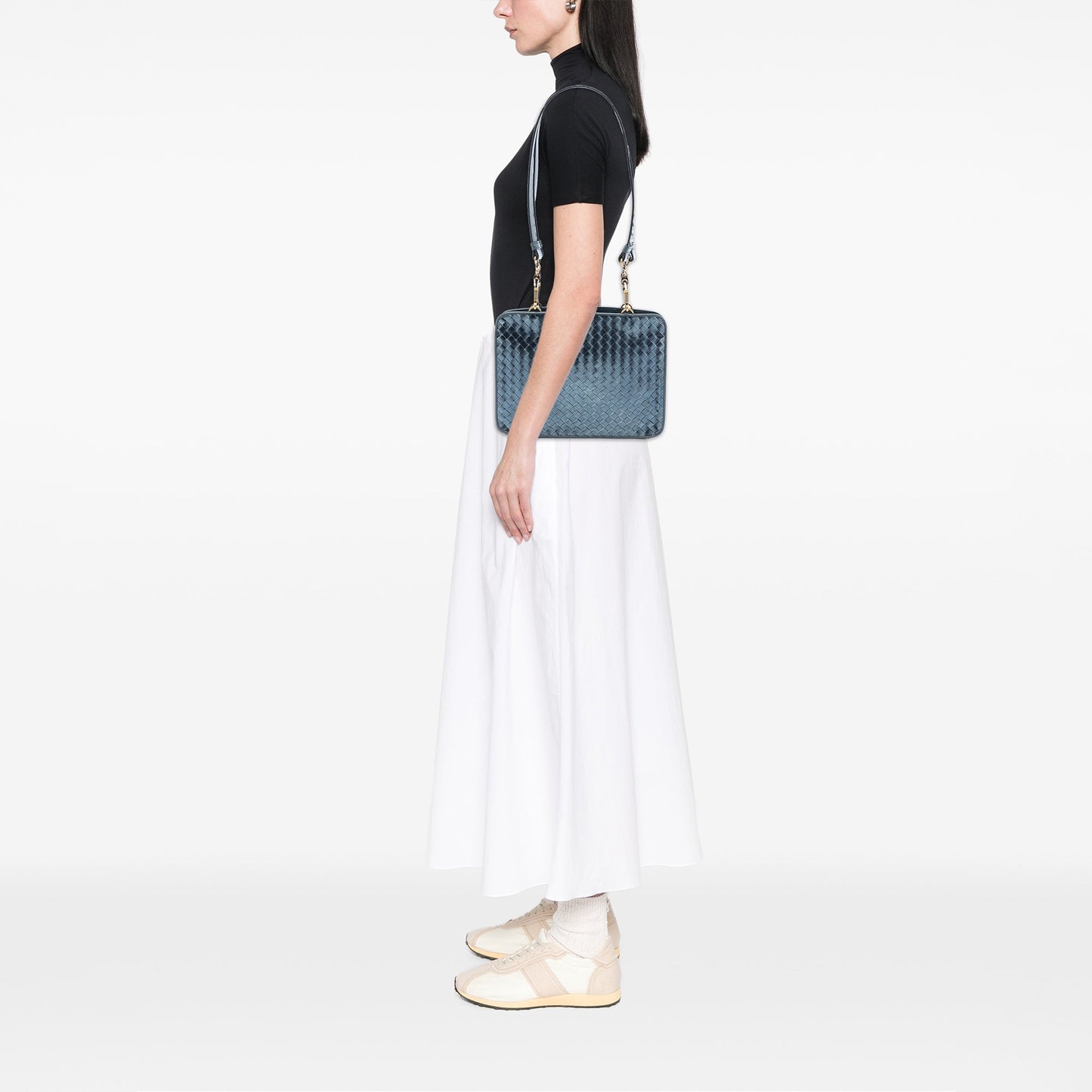 Bottega Veneta Nappa Intrecciato Shoulder Bag