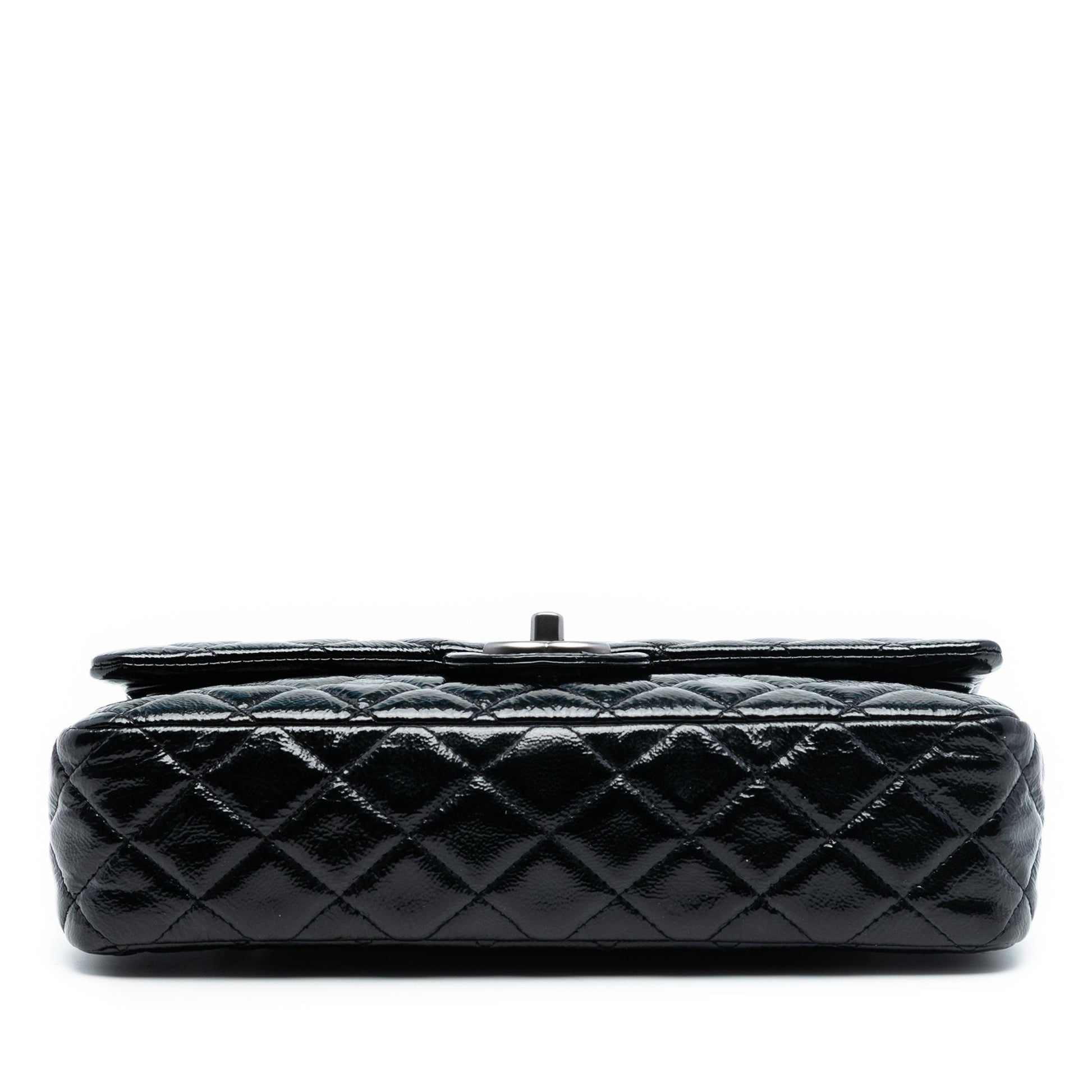 Chanel Medium Classic Distressed Patent Double Flap