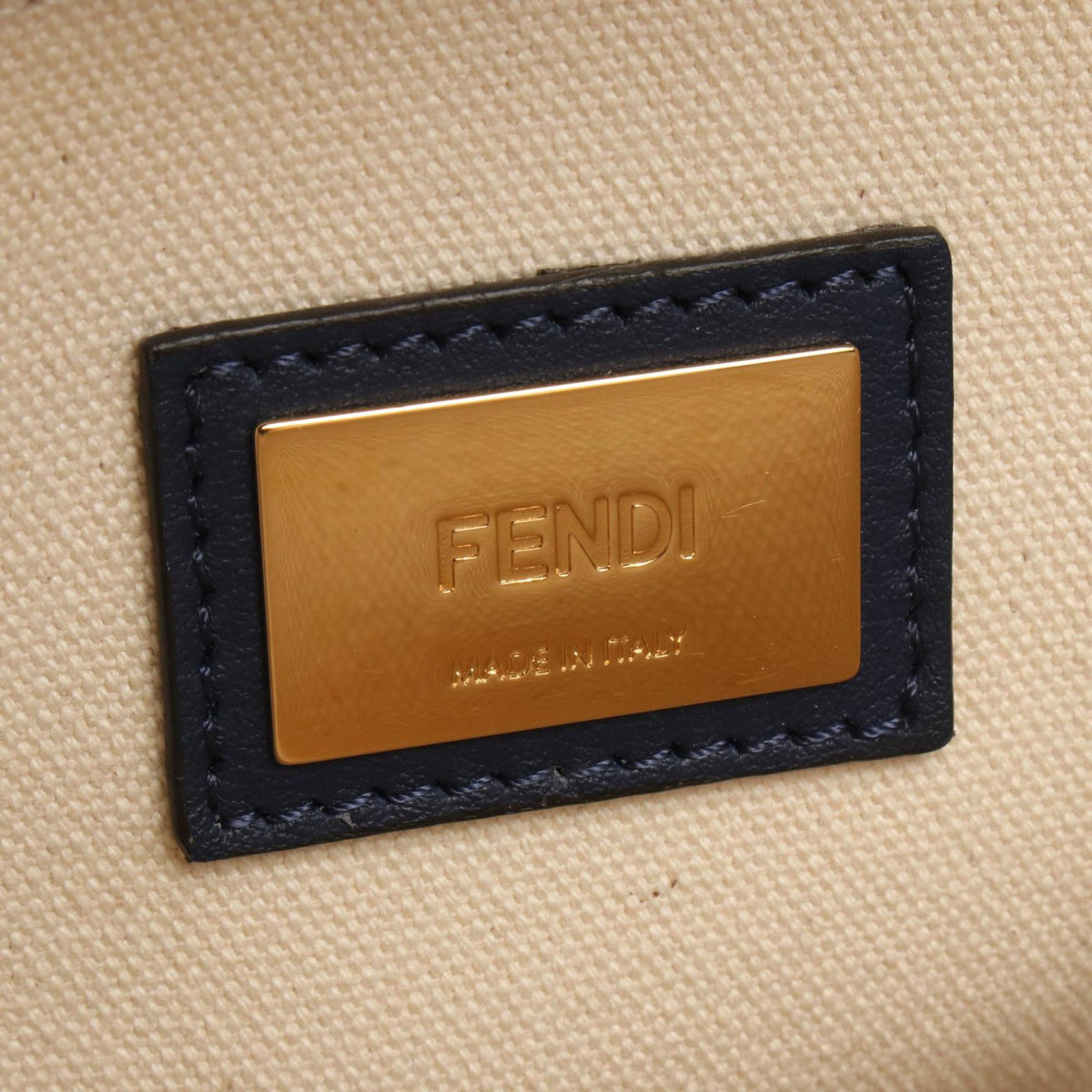 Fendi Medium Canvas Peekaboo Iconic Satchel