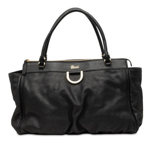 Gucci Calfskin Abbey D Ring Tote