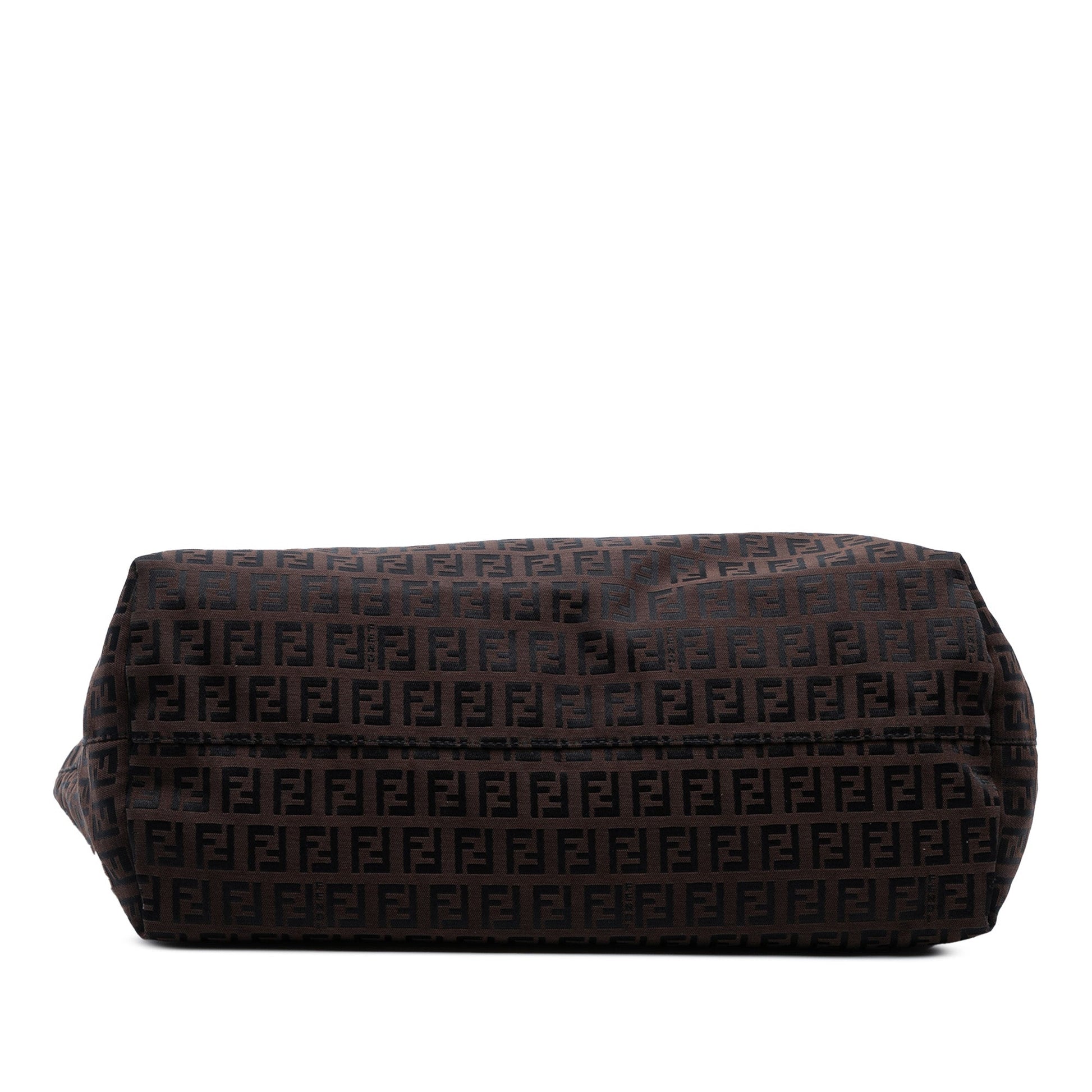 Fendi Medium Zucchino Canvas Roll Tote