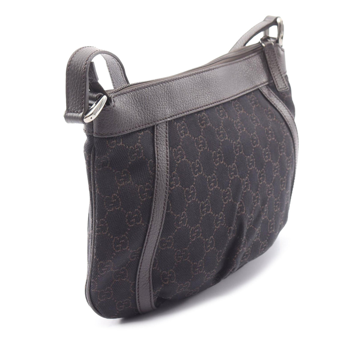 Gucci GG Denim Abbey D Ring Crossbody