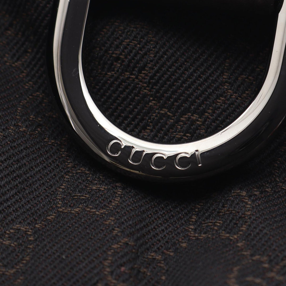 Gucci GG Denim Abbey D Ring Crossbody