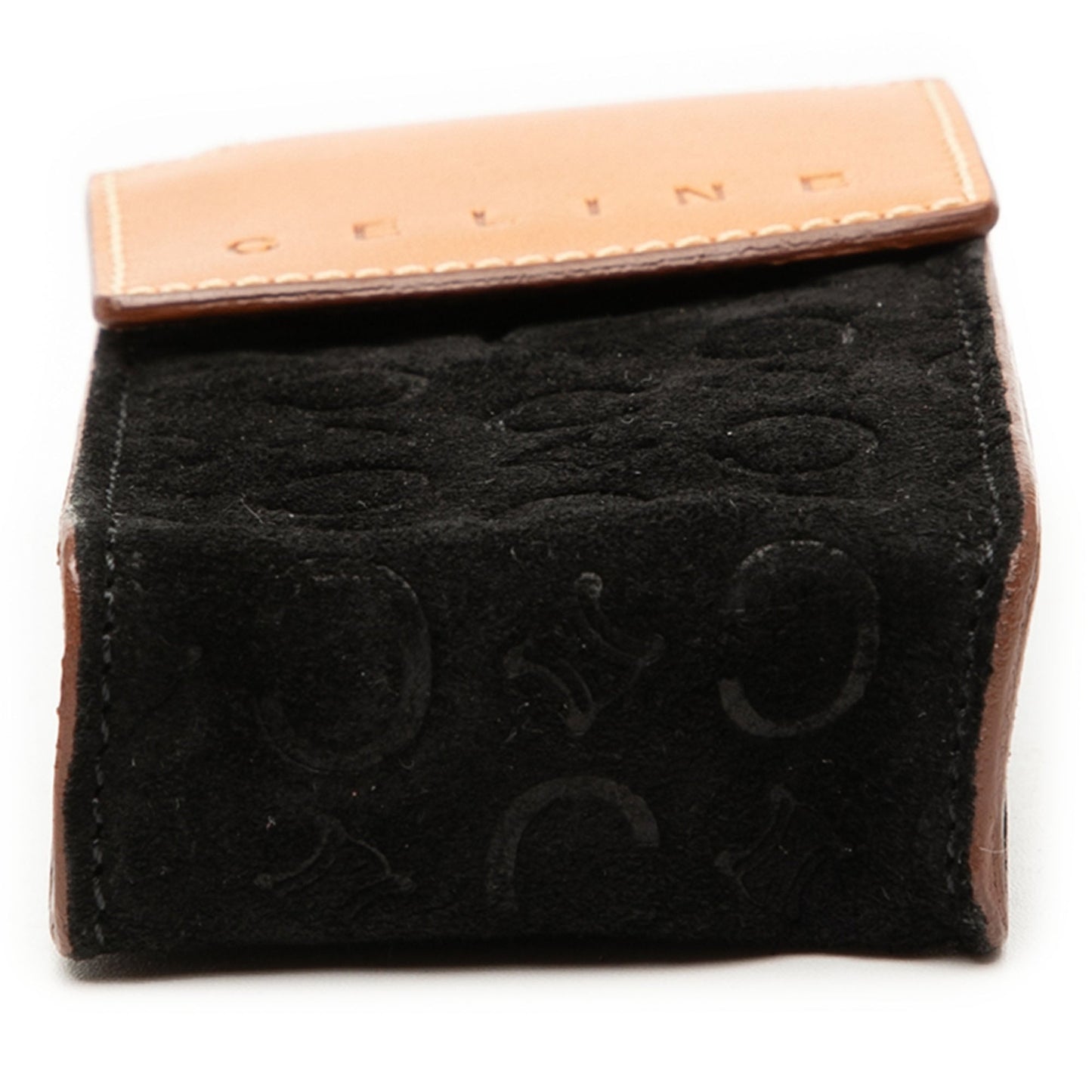 Celine C Macadam Suede Pochette Crossbody