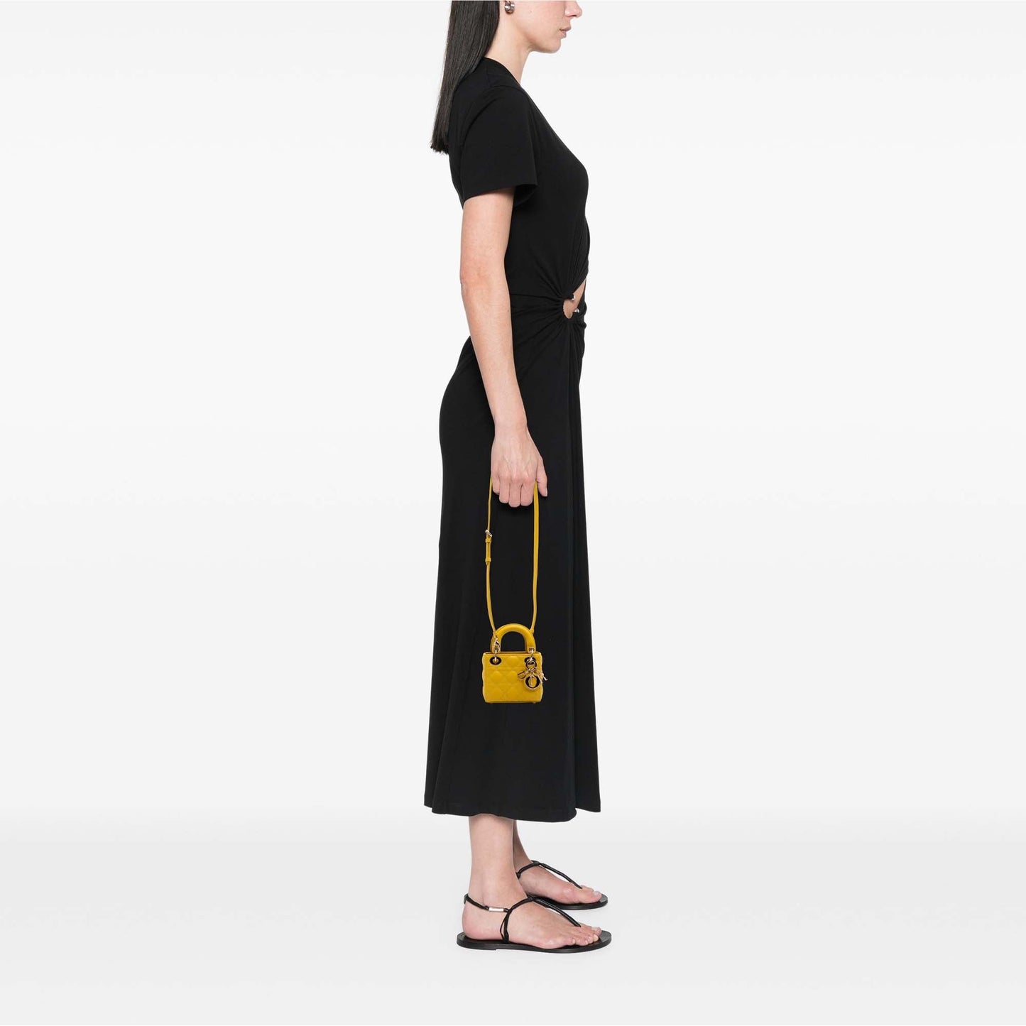 Dior Micro Lambskin Cannage Lady Dior