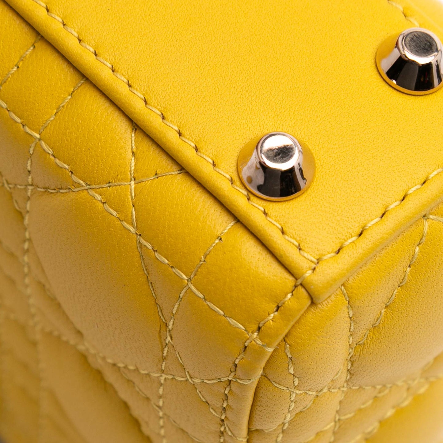 Dior Micro Lambskin Cannage Lady Dior