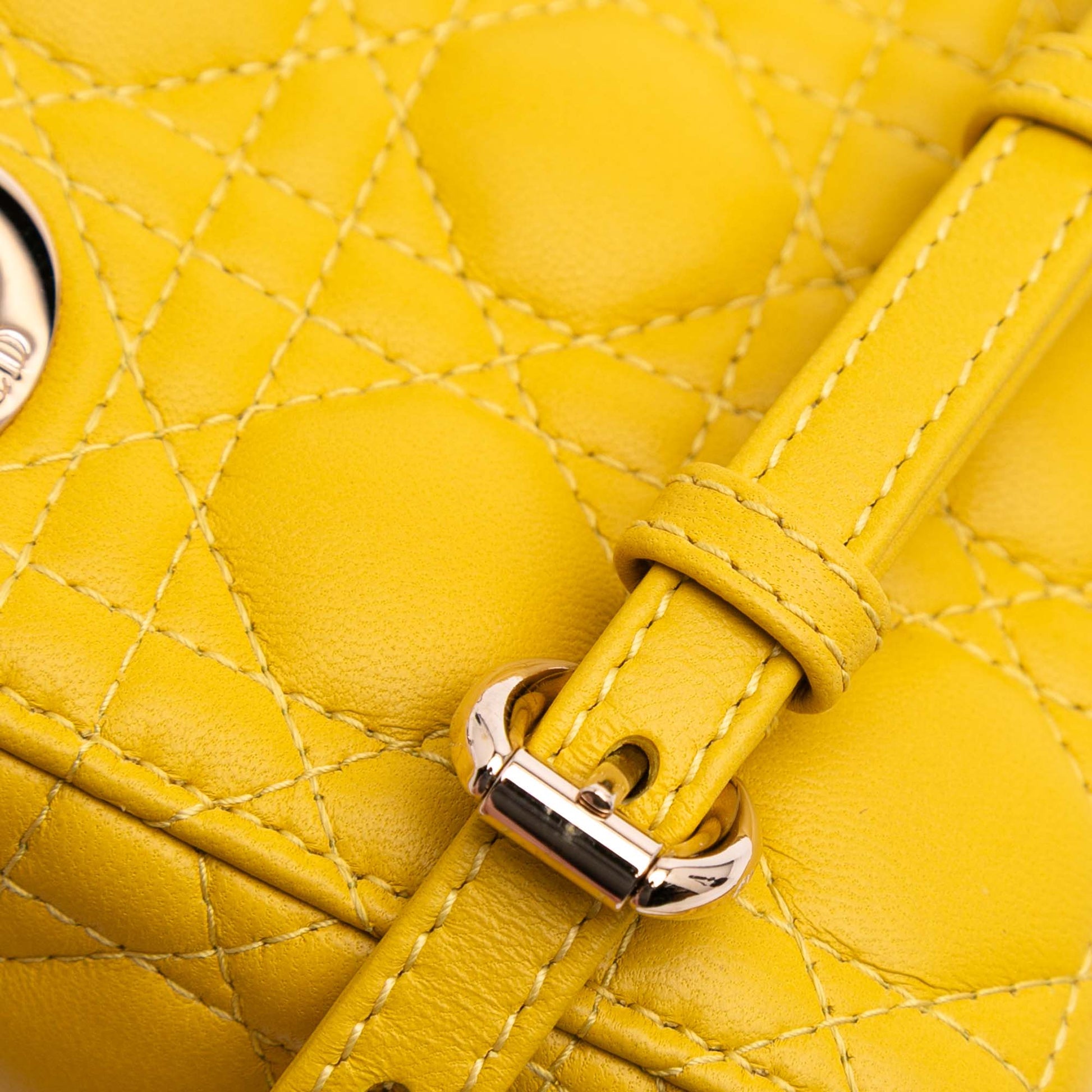 Dior Micro Lambskin Cannage Lady Dior