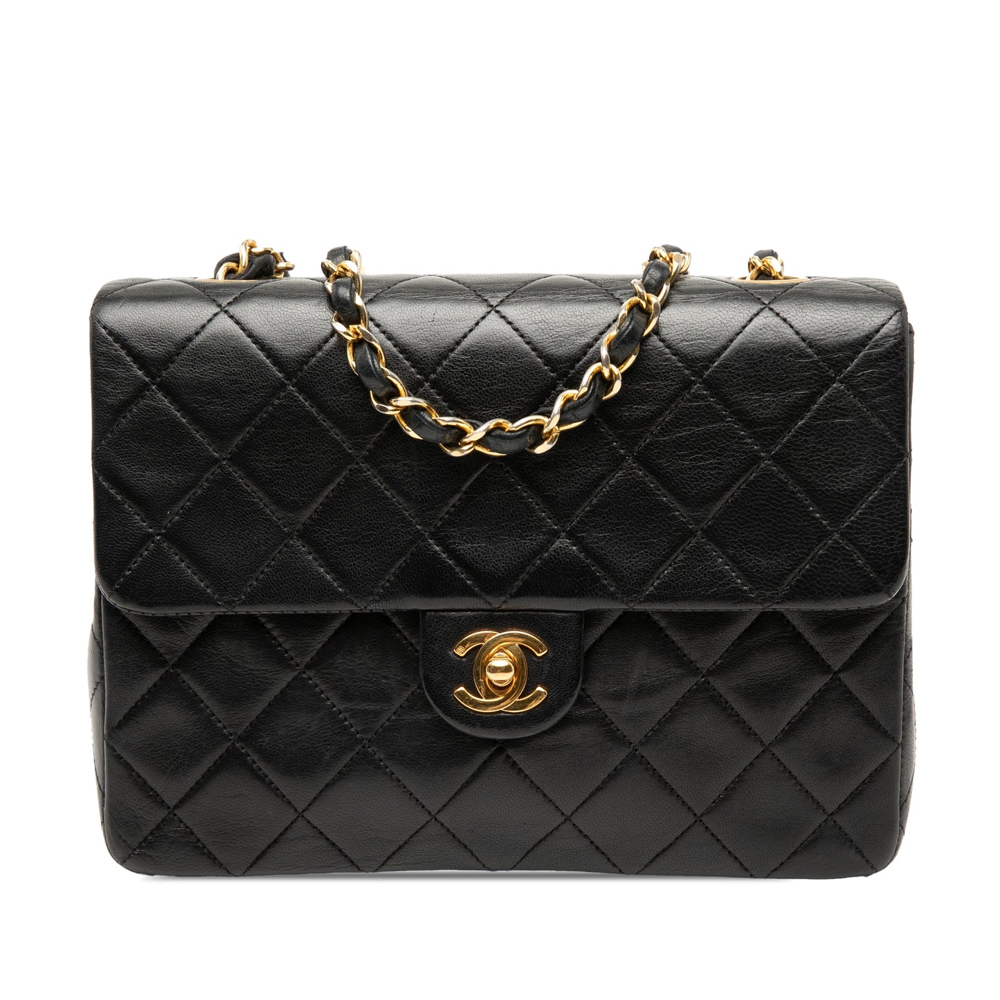 Chanel Small Square Quilted Lambskin Flap