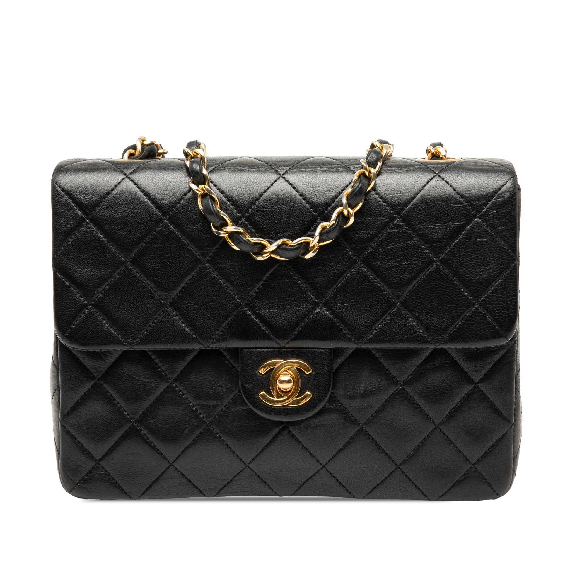 Chanel Small Square Quilted Lambskin Flap