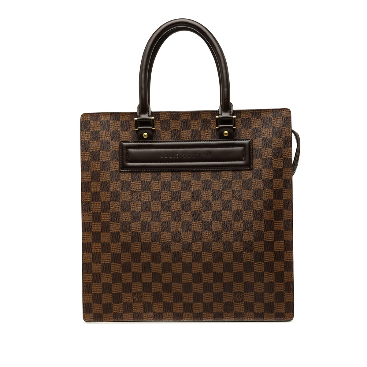 Louis Vuitton Damier Ebene Venice Sac Plat GM — Brown