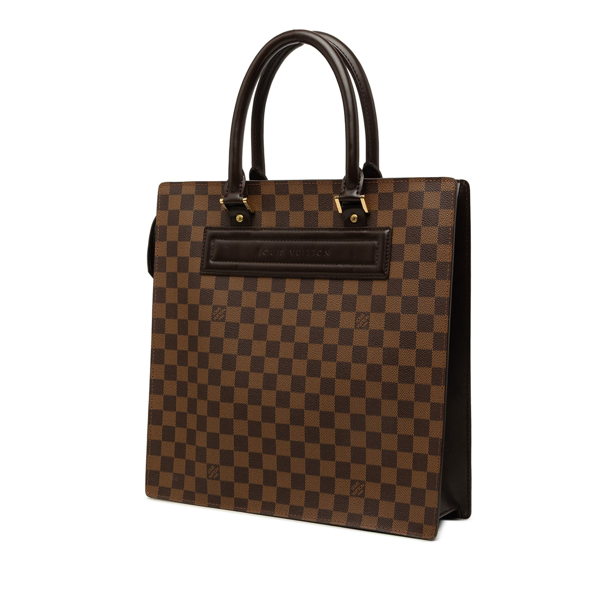 Louis Vuitton Damier Ebene Venice Sac Plat GM — Brown