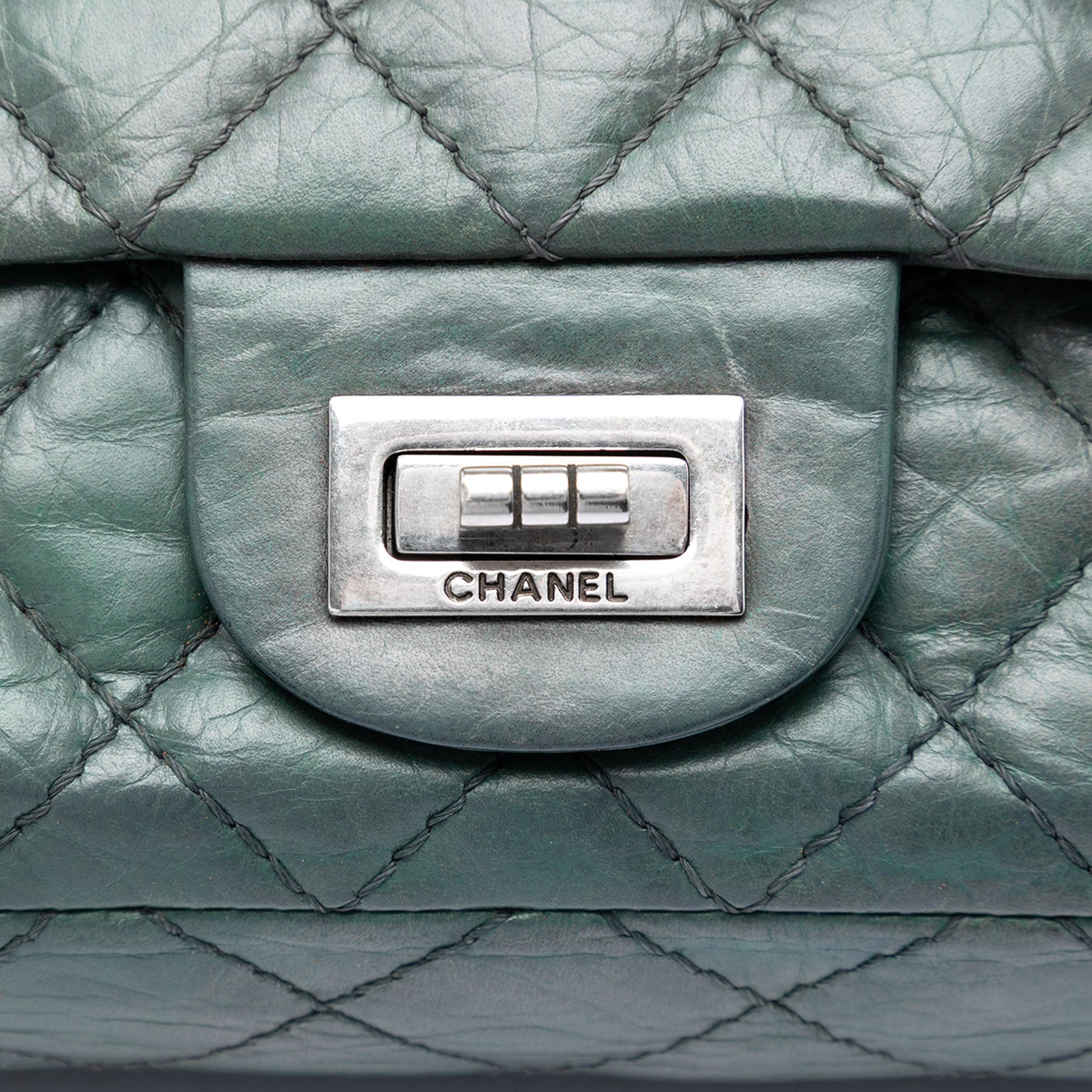 Chanel Quilted Aged Calfskin Reissue 2.55 Double Flap 225