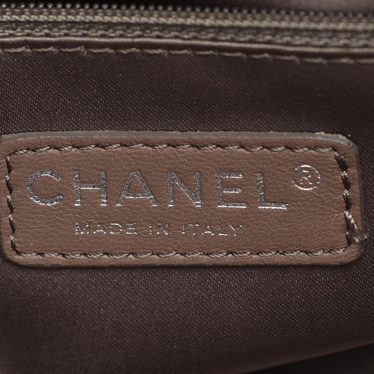 Chanel Crinkled Calfskin Grand Timeless Shopping Tote — Black