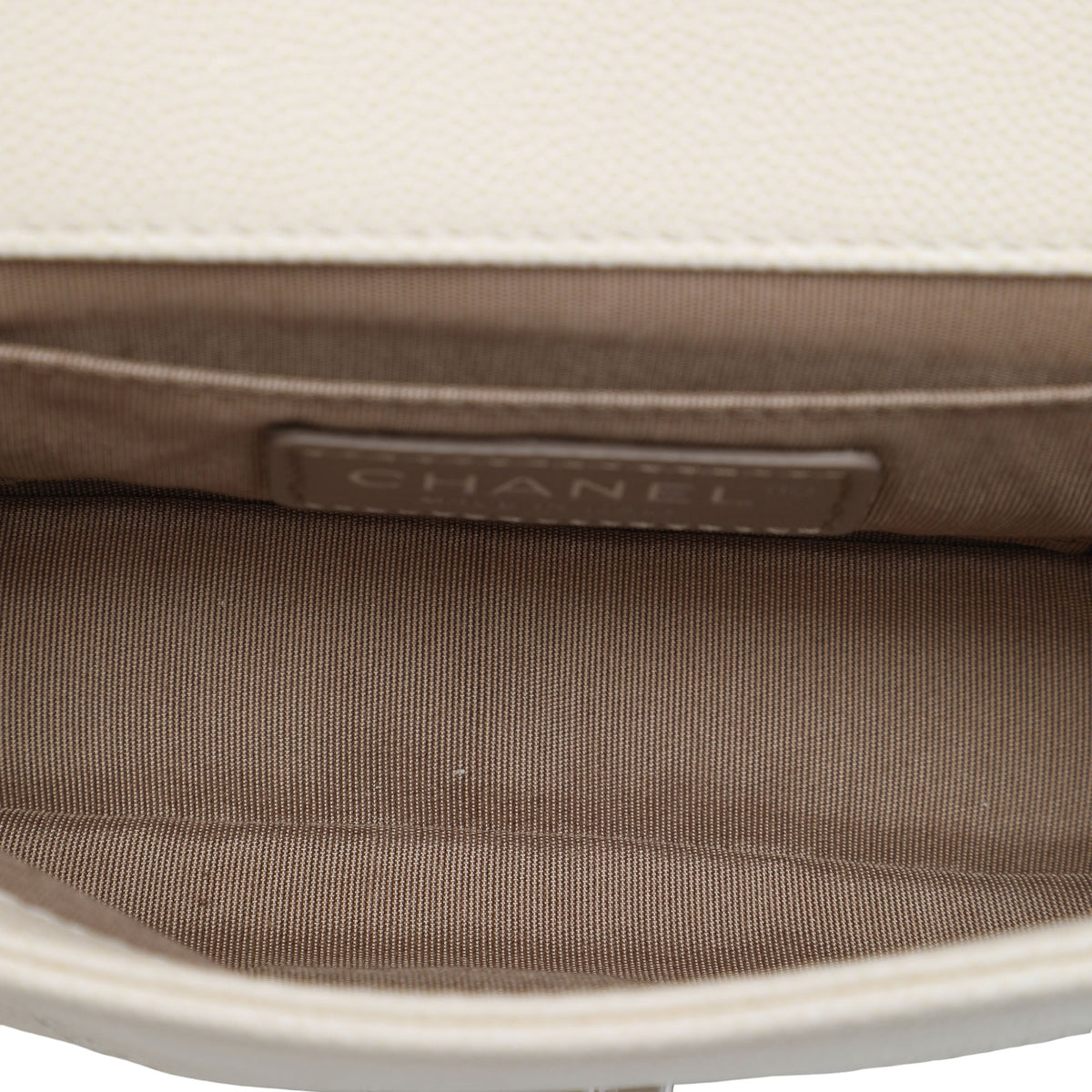 Chanel Small Macro Chevron Caviar Flap