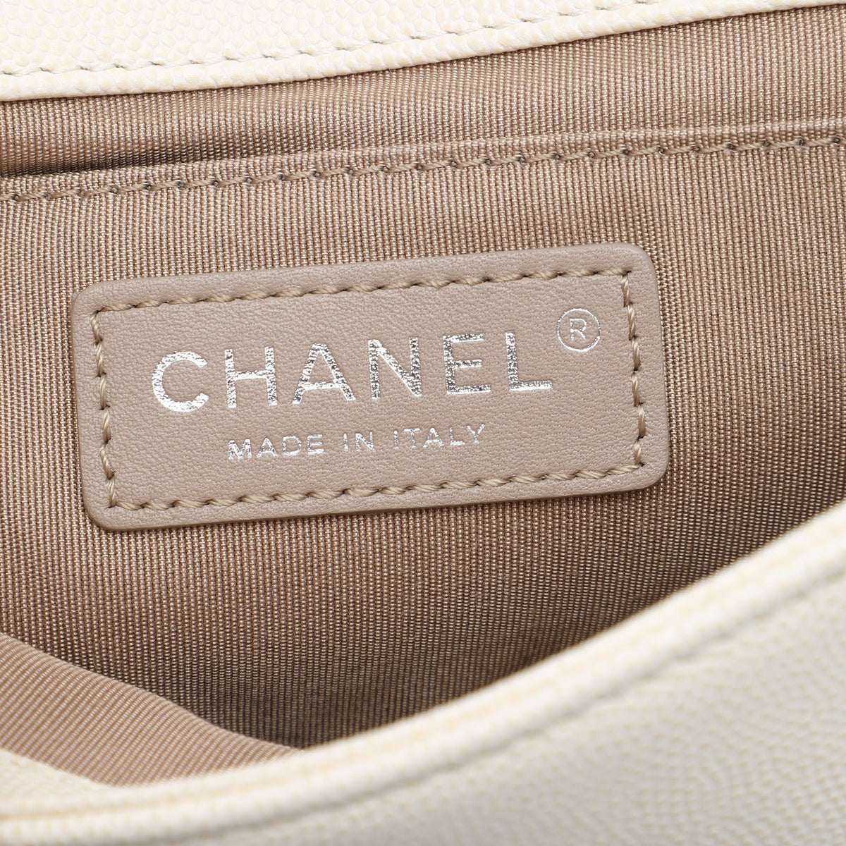 Chanel Small Macro Chevron Caviar Flap