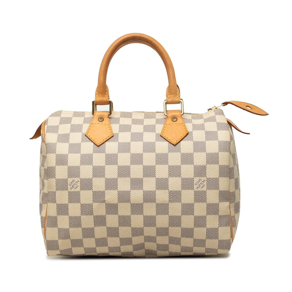Louis Vuitton Damier Azur Speedy 25 — White