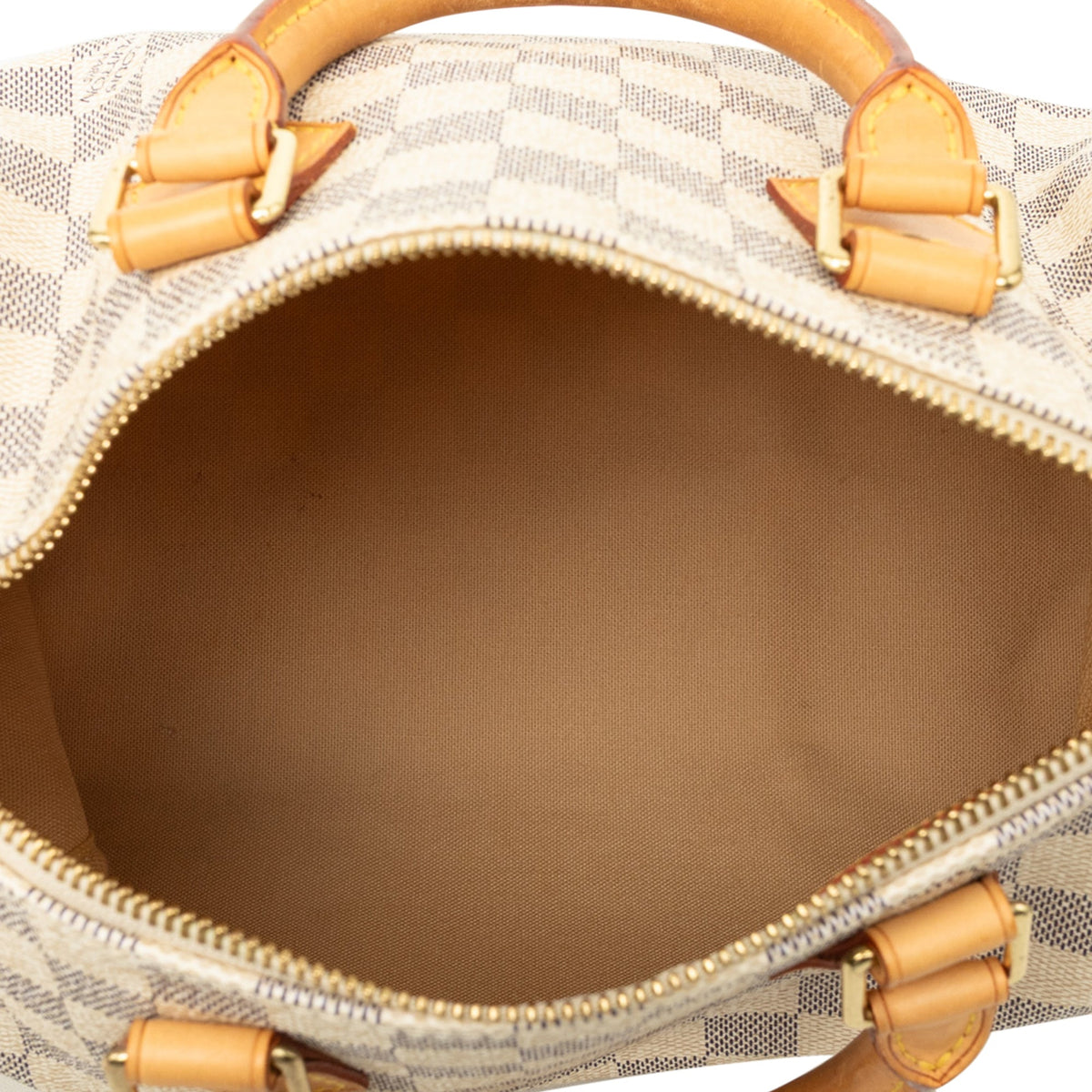 Louis Vuitton Damier Azur Speedy 25 — White