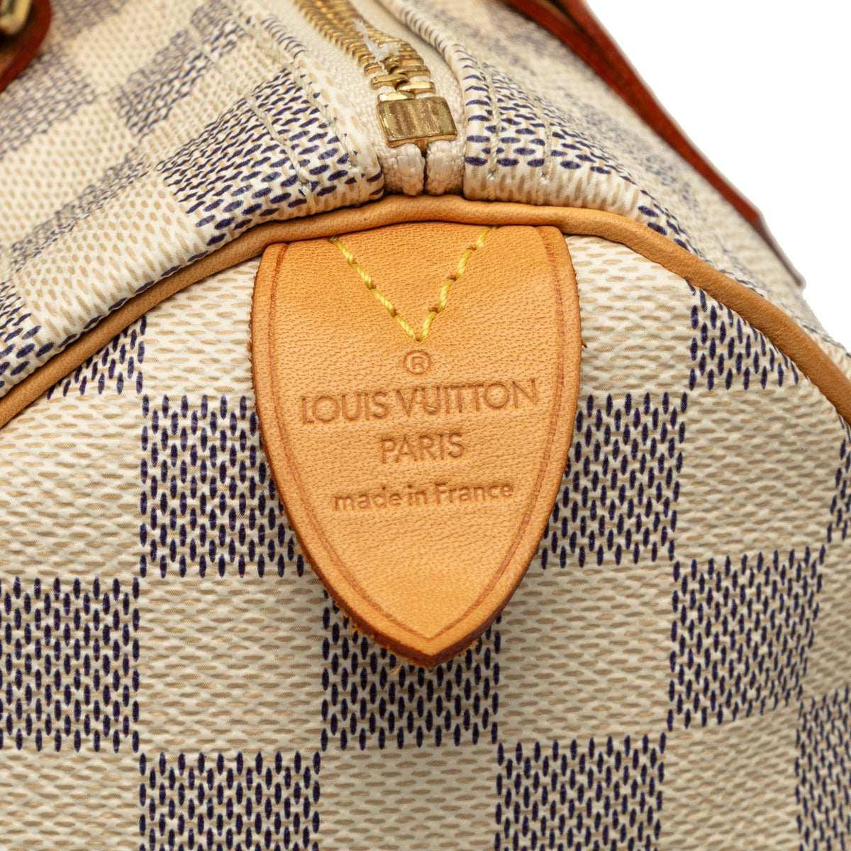 Louis Vuitton Damier Azur Speedy 25 — White