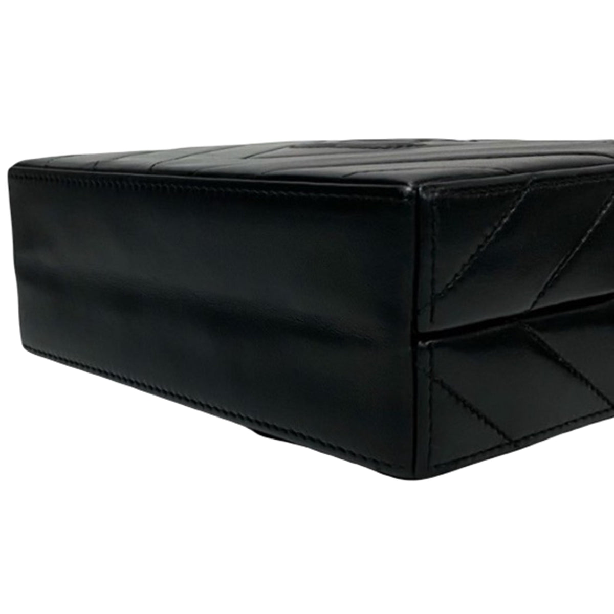 Chanel CC Chevron Lambskin Box Crossbody