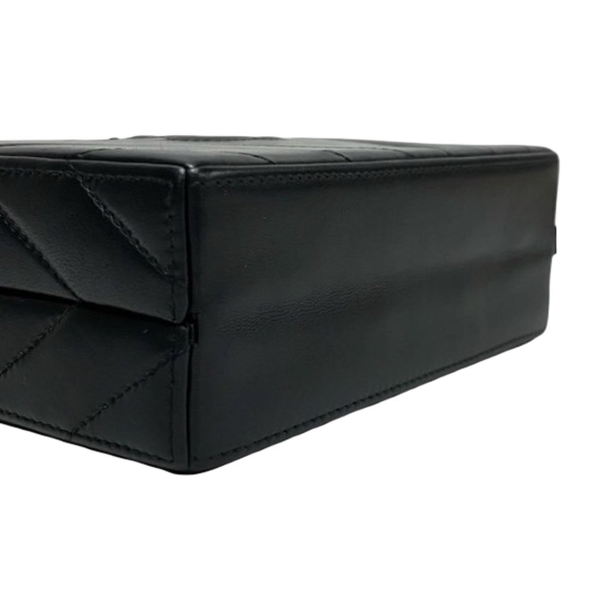 Chanel CC Chevron Lambskin Box Crossbody