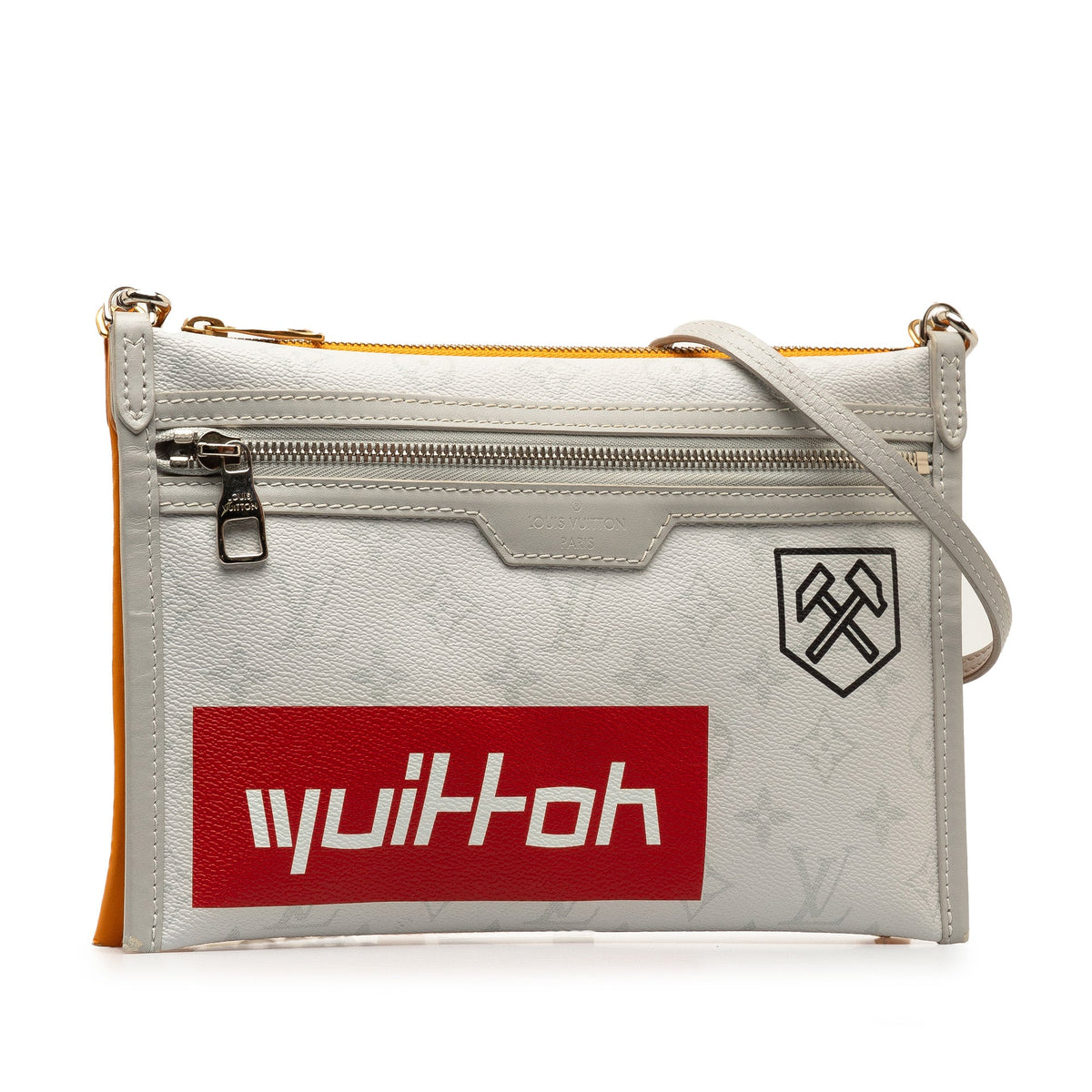 Louis Vuitton Monogram Antartica Double Flat Messenger