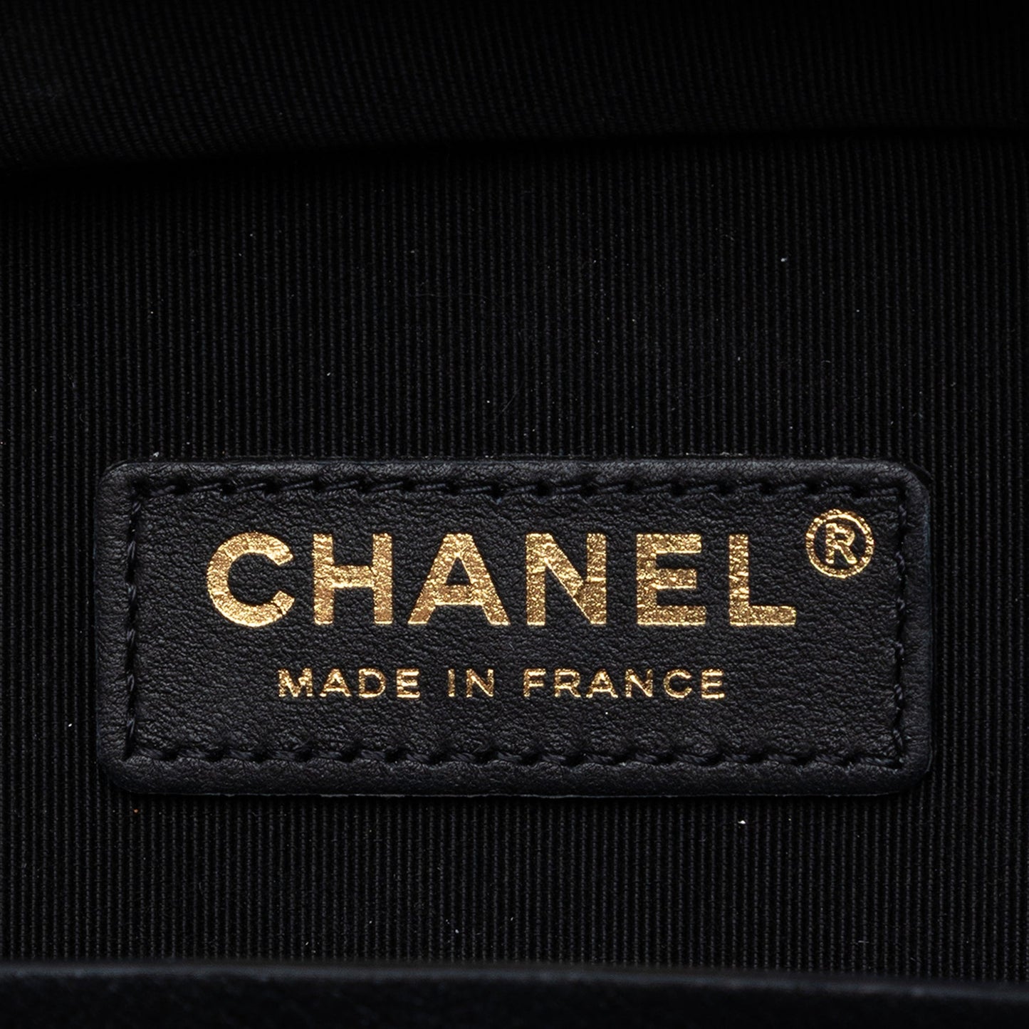 Chanel Calfskin Stitched Cup Of Tea Vanity Case
