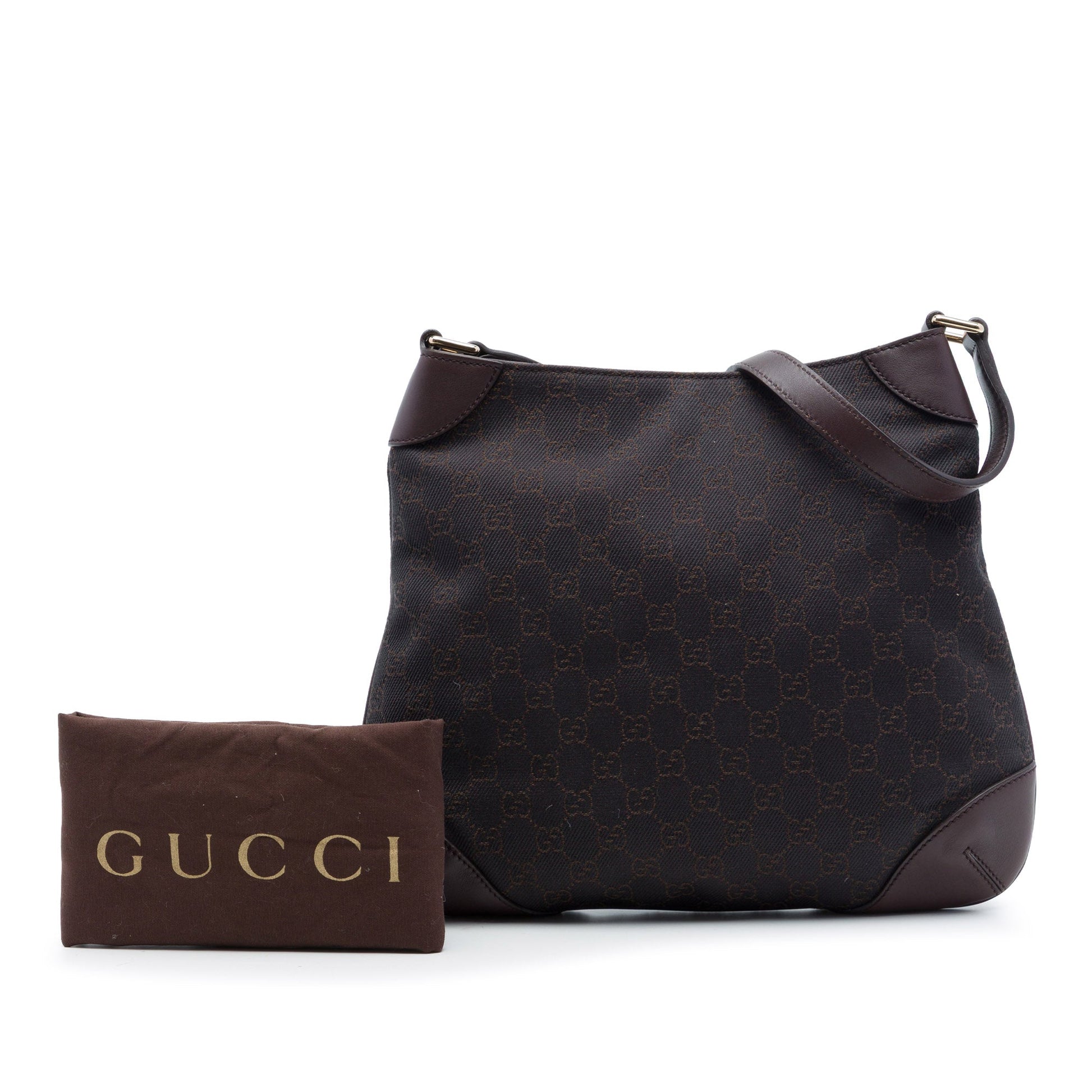 Gucci GG Denim Shoulder Bag