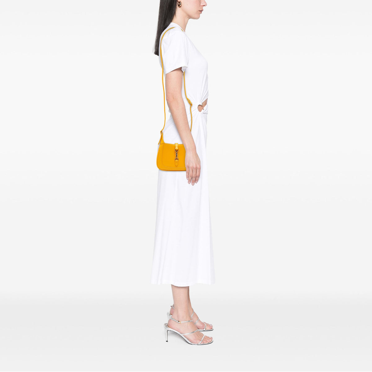 Gucci Mini Calfskin Jackie 1961 Crossbody — Yellow