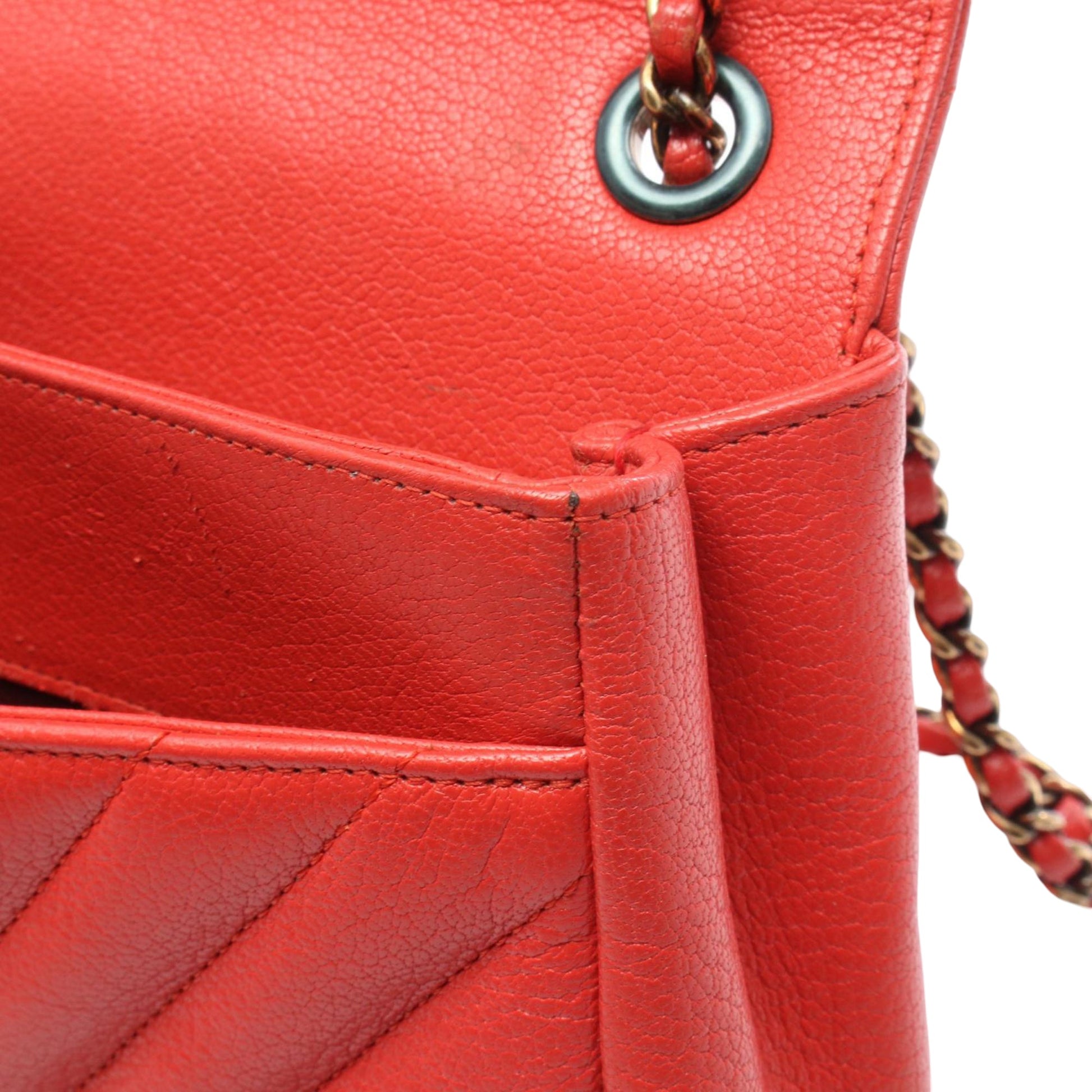 Chanel Small Diagonal Quilted Goatskin Flap