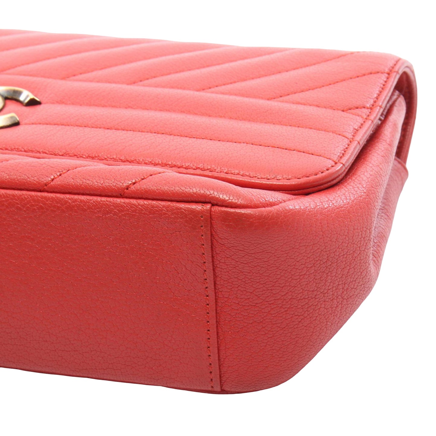 Chanel Small Diagonal Quilted Goatskin Flap