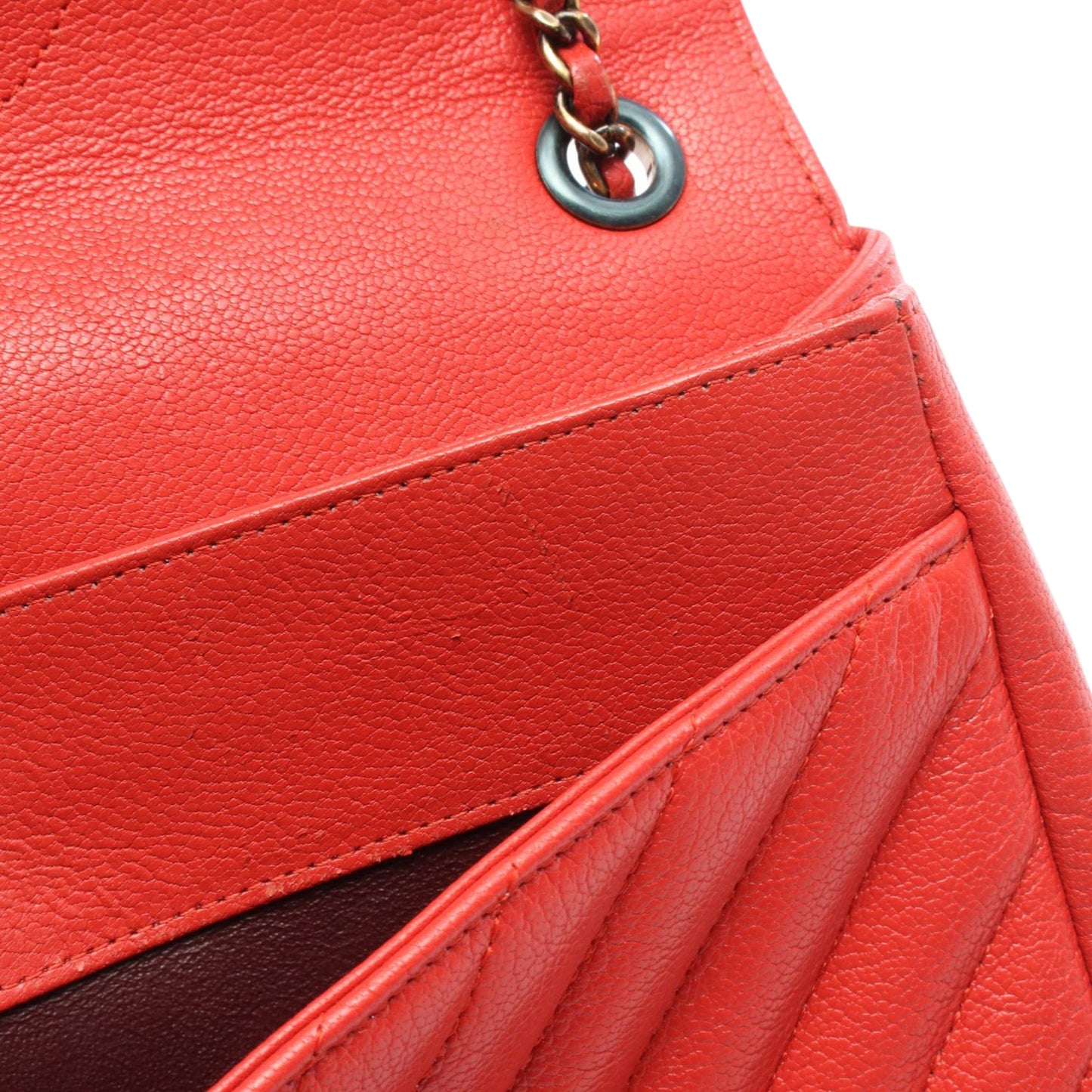 Chanel Small Diagonal Quilted Goatskin Flap