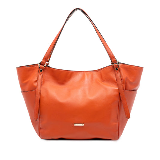 Burberry Small Leather Canterbury Tote