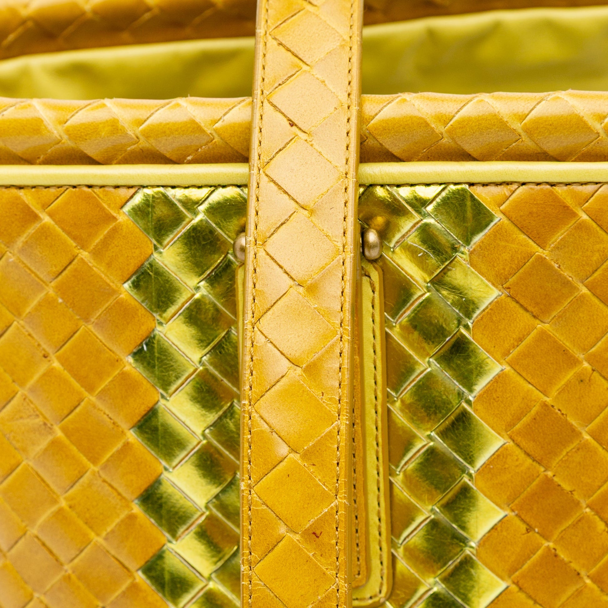 Bottega Veneta Leather Intrecciato Tote