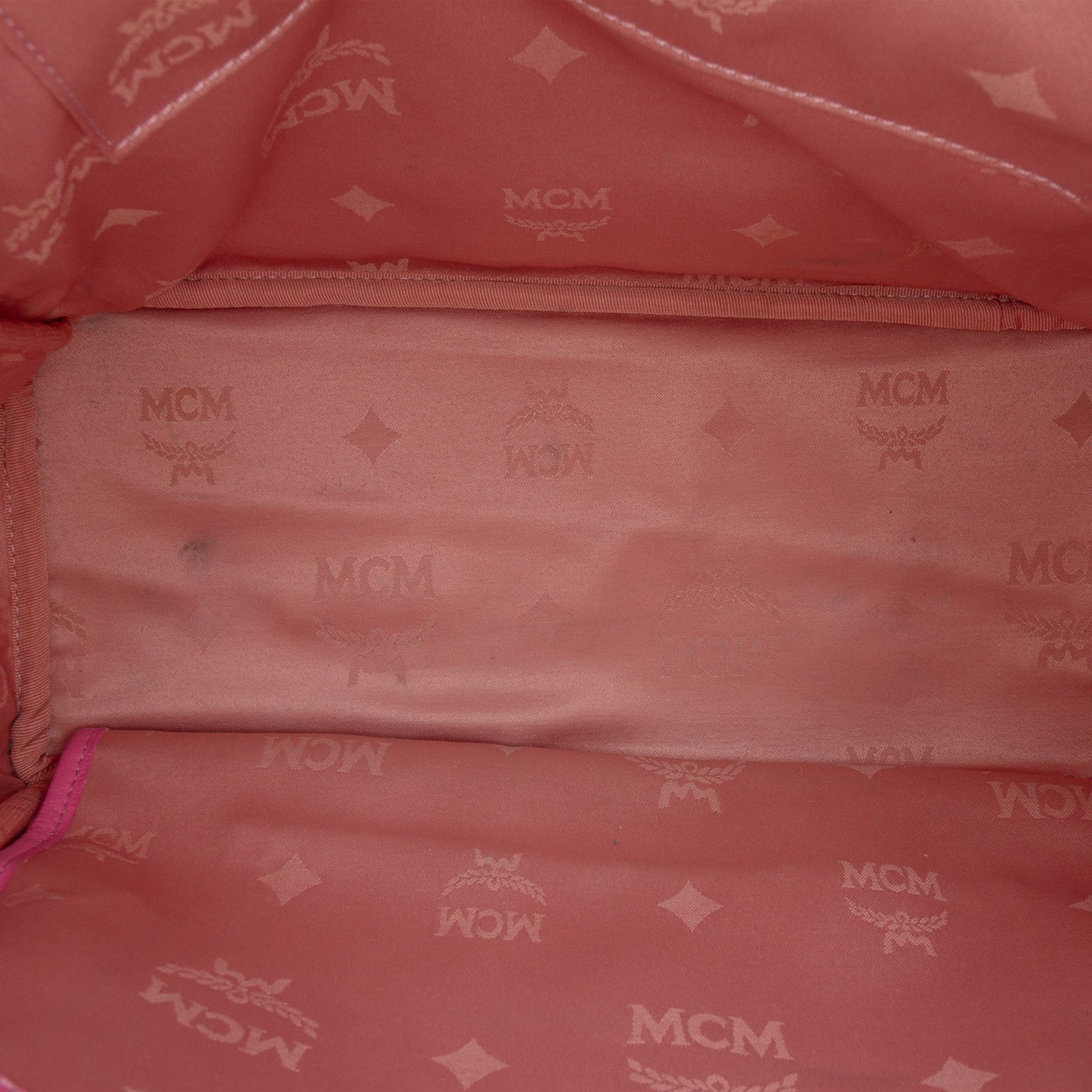 MCM Medium Studded Visetos Coated Canvas Stark Backpack