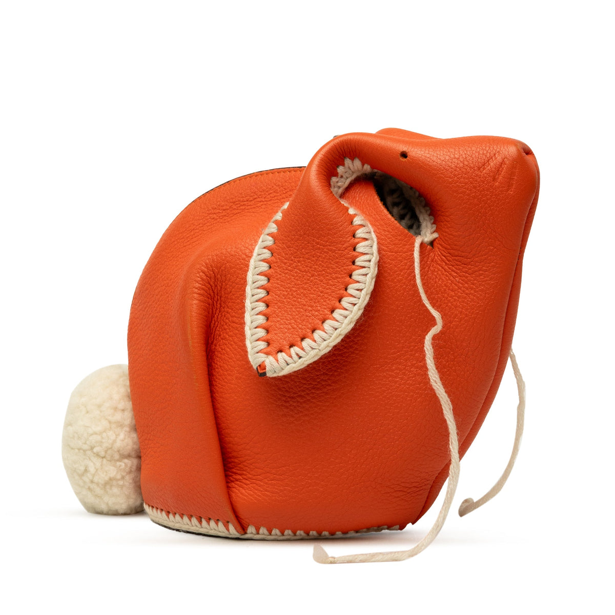 LOEWE Mini Calfskin Stitched Bunny Crossbody