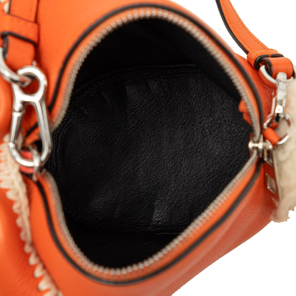 LOEWE Mini Calfskin Stitched Bunny Crossbody