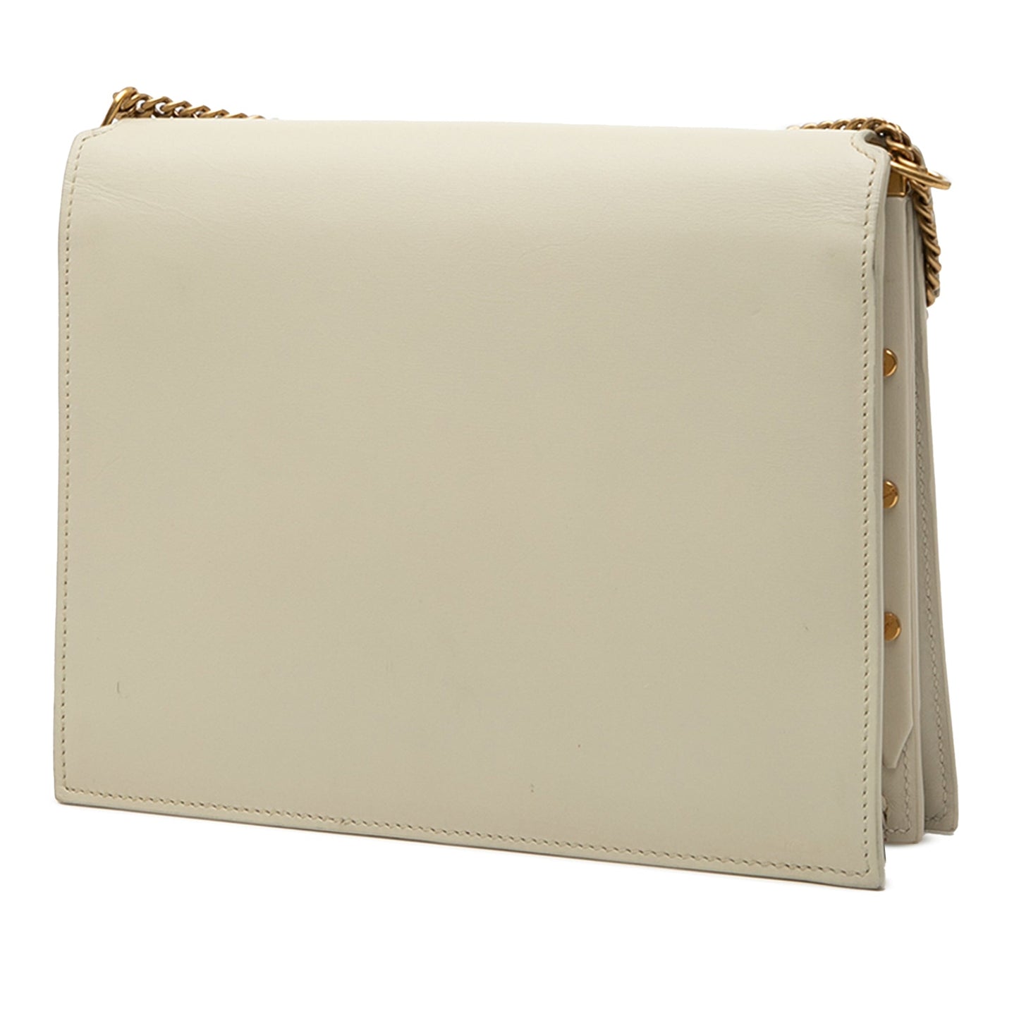 Saint Laurent Smooth Calfskin Monogram Cassandra Clasp Bag