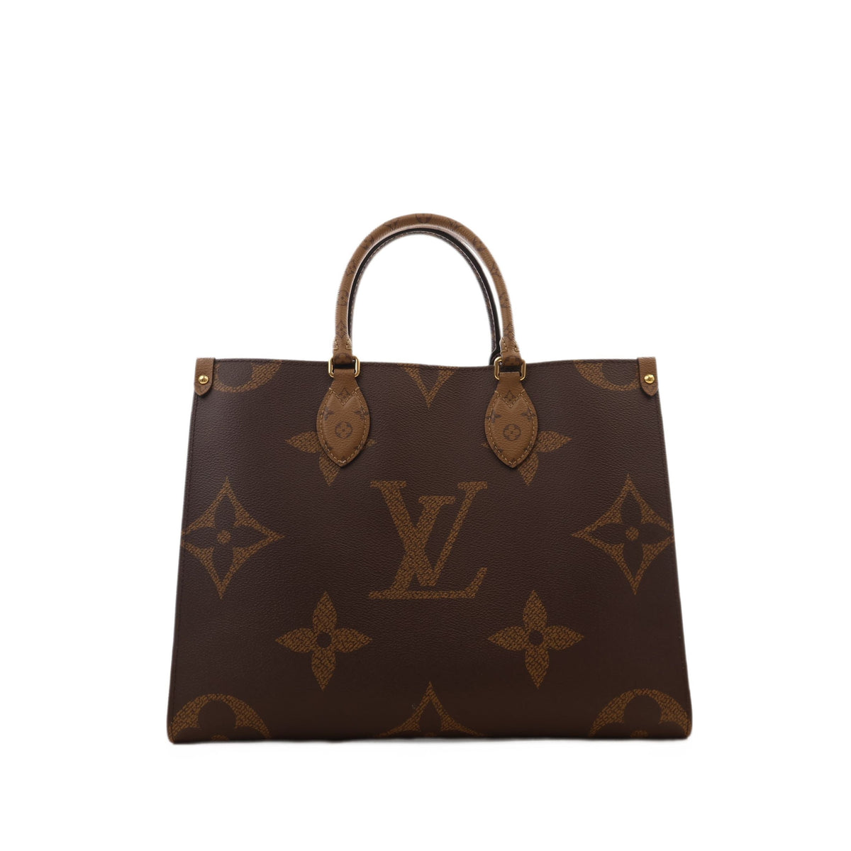 Louis Vuitton Monogram Reverse Giant OnTheGo MM — Brown