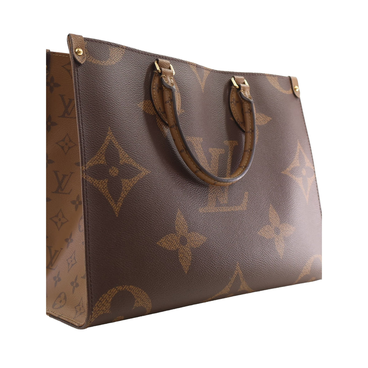Louis Vuitton Monogram Reverse Giant OnTheGo MM — Brown