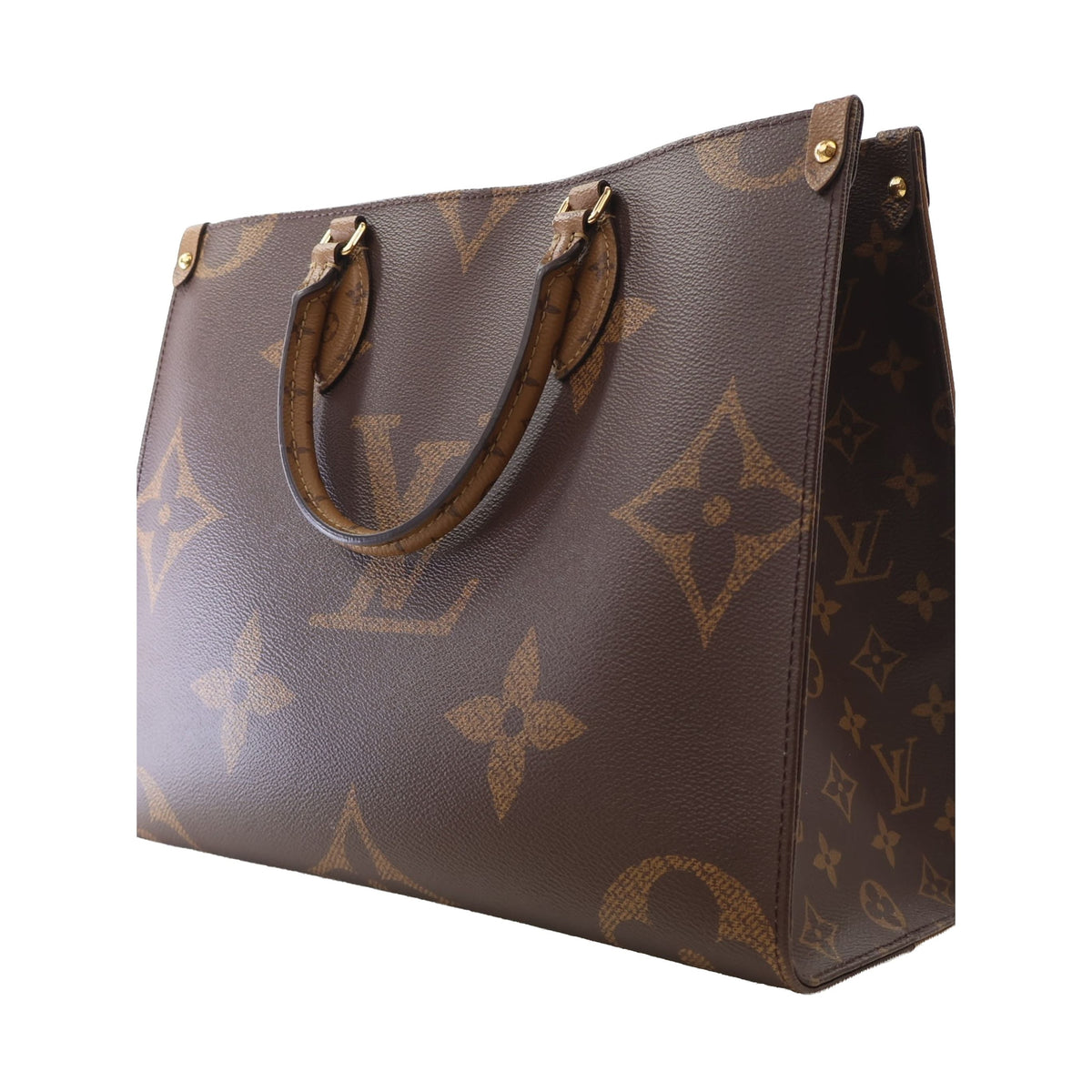 Louis Vuitton Monogram Reverse Giant OnTheGo MM — Brown