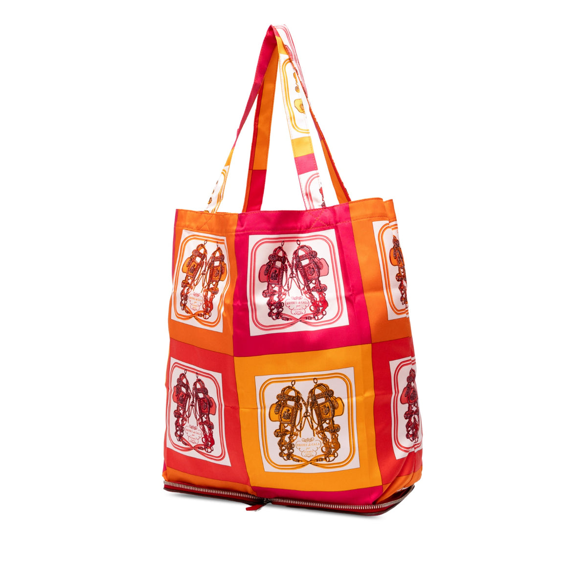 Hermès Brides de Gala Silky Pop Tote — Orange