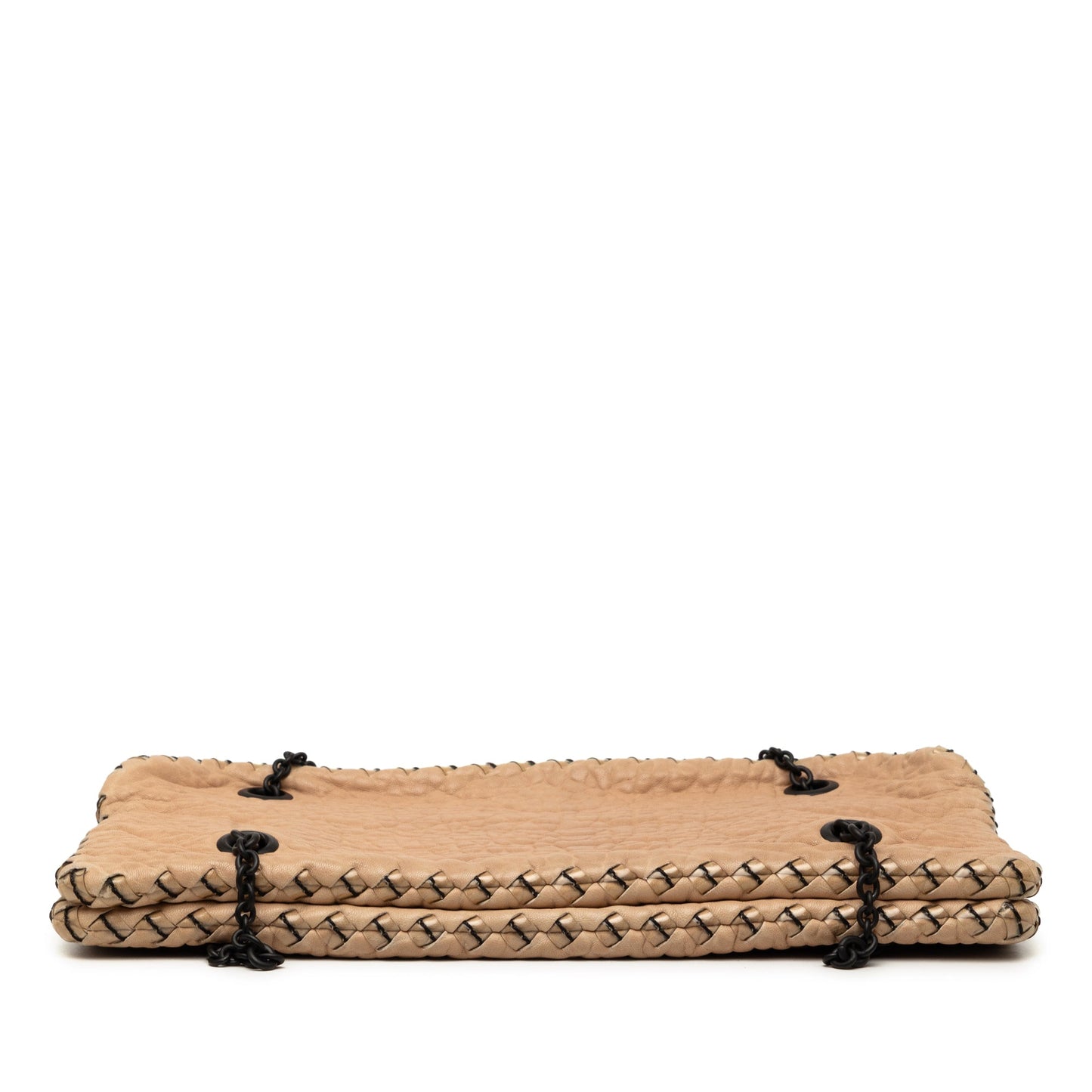 Bottega Veneta Textured Leather Whipstitch Duo Shoulder Bag