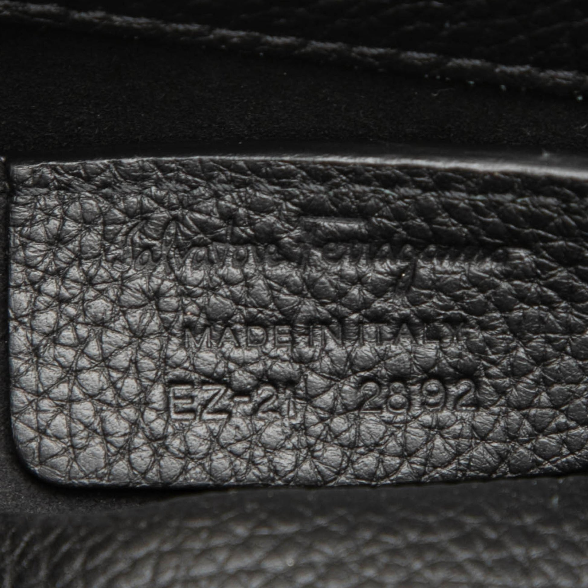 Ferragamo Grained Calfskin Studio Bucket Bag