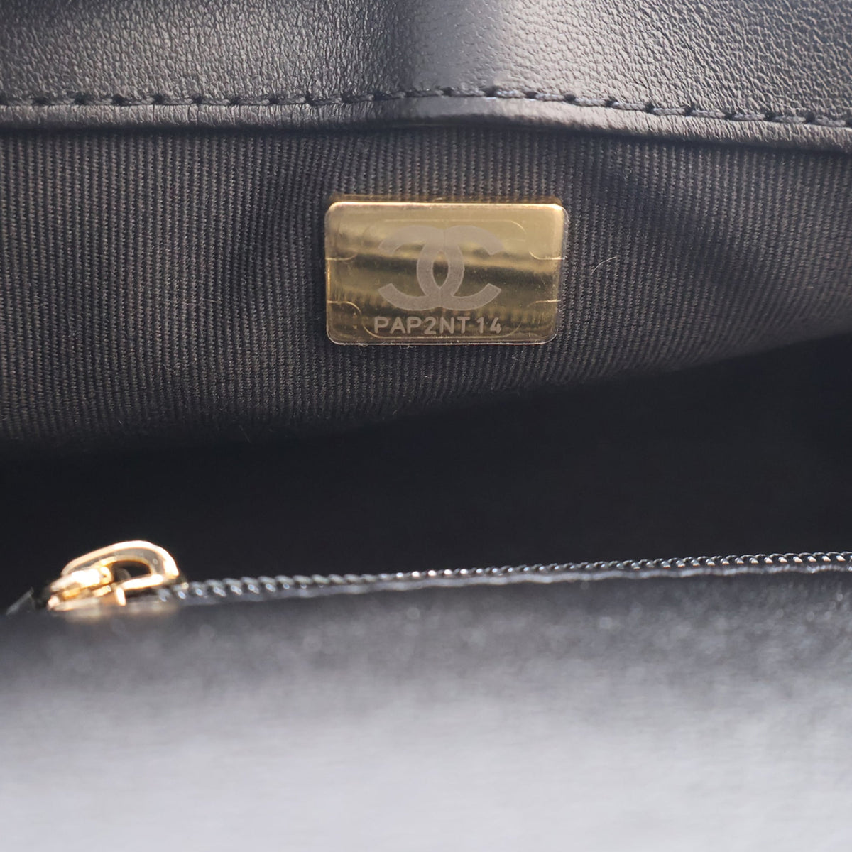 Chanel Mini CC Quilted Shiny Lambskin Half Flap