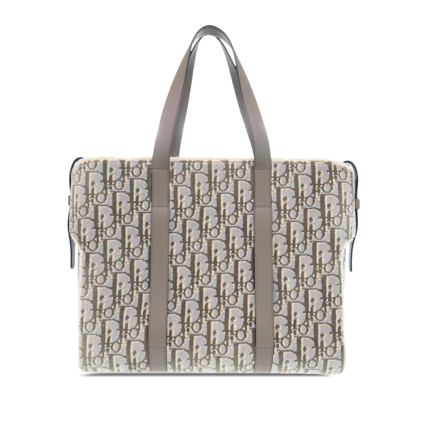 Dior Large Oblique Wool Corolle Tote