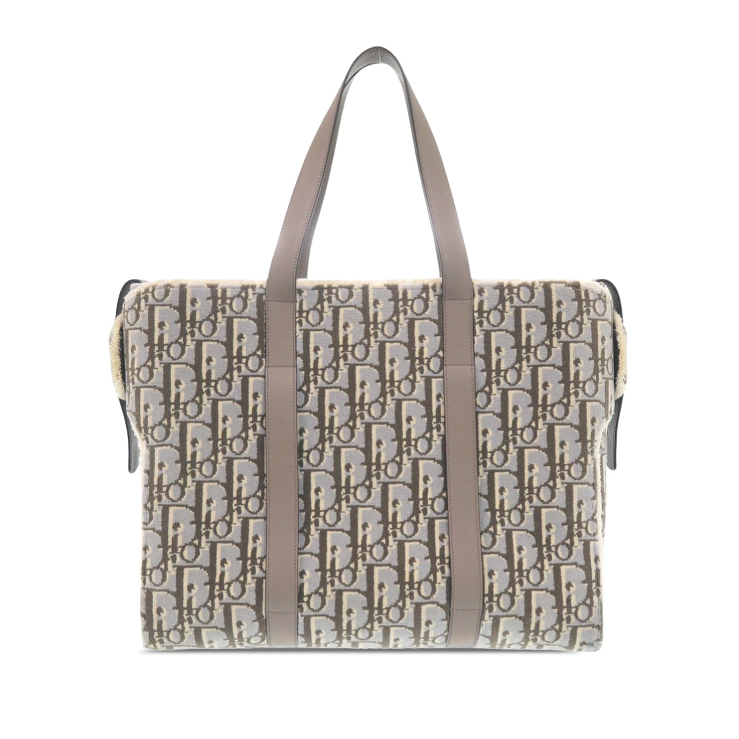Dior Large Oblique Wool Corolle Tote